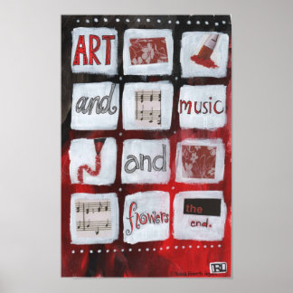 Konst och musik poster