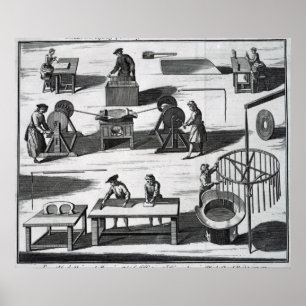 Konst och mysterium av Skapar Vax och Tallow Poster