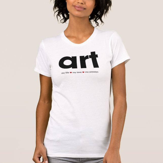 KONST - passionskjorta T-shirt (Framsida)