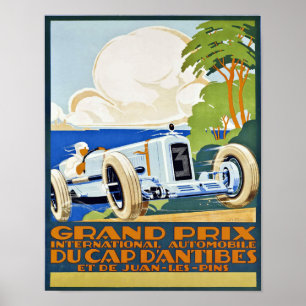 Konst poster av bilbil med stor prixkonst