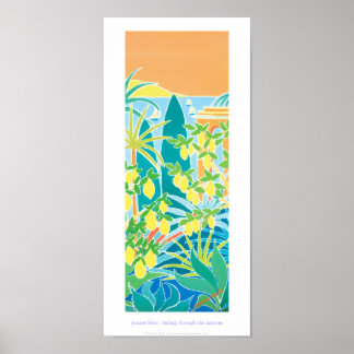 Konst Poster: Segling genom lejonerna Poster