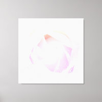 **Konst Rosa Peach Rose Blommig AR8 Sträckt Canvas
