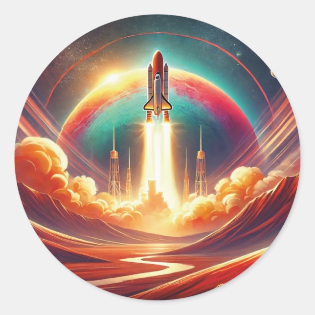 konst runt klistermärke (Framsida)