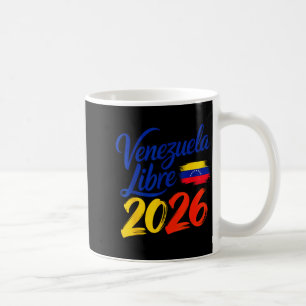 Konst T-shirt Venezuela Libre Patriotisk Frihetsfl Kaffemugg