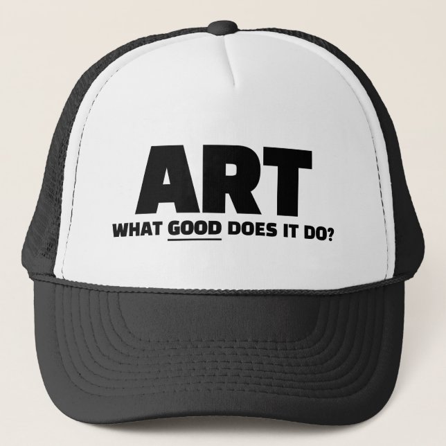 Konst Trucker Hatt Keps (Framsida)