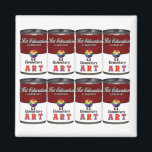 Konst utbildning, pop Art - Magnet<br><div class="desc">Konst utbildning,  konst</div>