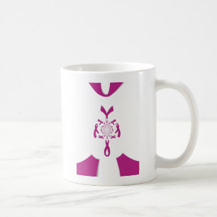 Konst utskrift av bröstcancermedvetenhet kaffemugg