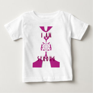 Konst utskrift av bröstcancermedvetenhet t-shirt