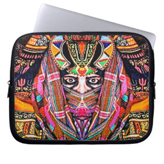 Konst vid den Davey AFRICANA laptop sleeve