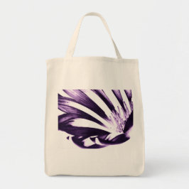 Konst vid för passiondaisy för ljung purpurfärgad tygkasse