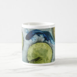 Konst vid ljung Betta Amongst den Lilypads muggen Kaffemugg