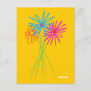 Konst vykort: Flower Bunch Vykort