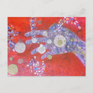 Konst vykort, post, vykort