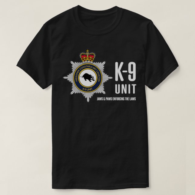 KONSTABULÄR K9-ENHET FÖR MIDSOMER T SHIRT (Design framsida)