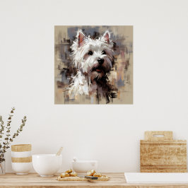 Konstaffisch West Highland White Terrier Poster