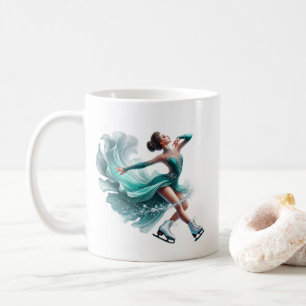 Konståkare kaffemugg