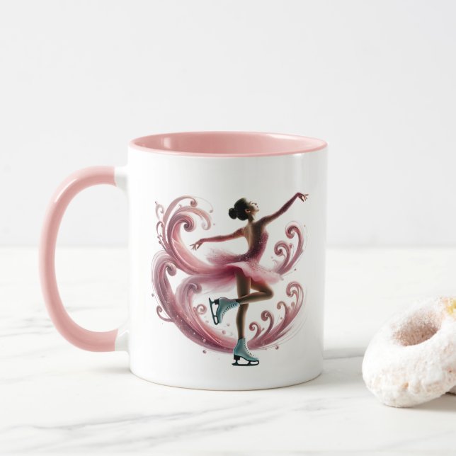 Konståkare  mugg (Med munk)