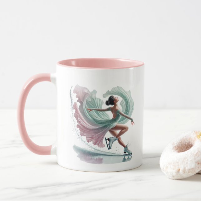 Konståkare  mugg (Med munk)