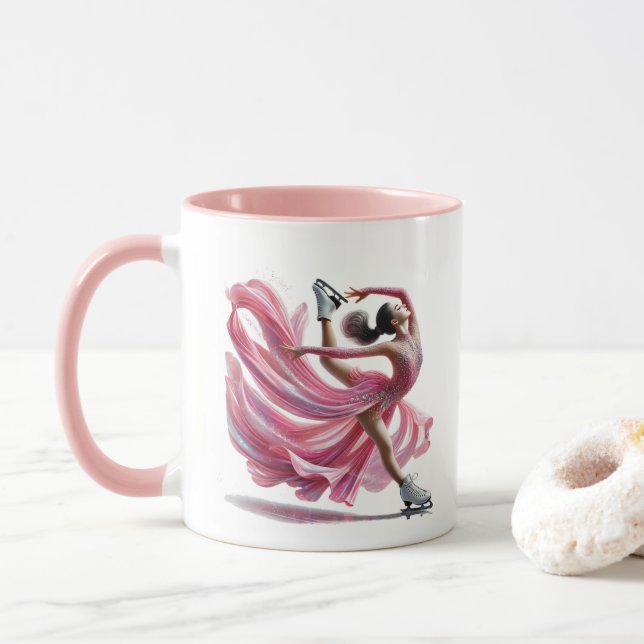 Konståkare  mugg (Med munk)