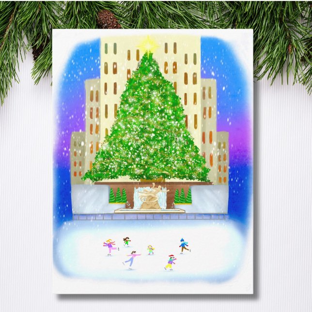 Konståkning på Rockefeller Center  Vykort (Skapare uppladdad)