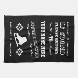 Konståkningblad som torkar handduken kökshandduk