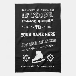 Konståkningblad som torkar handduken kökshandduk