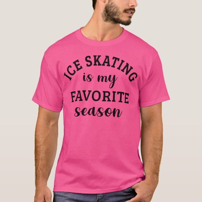Konståkningsälskare T Shirt (Framsida)
