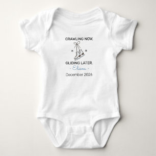 Konståkningsbaby - kryper nu, glider senare t shirt
