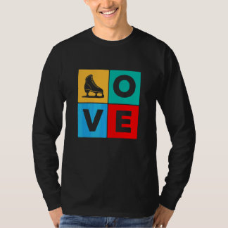 Konståkningshockey Isdans Skridskoåkare Konståknin T Shirt