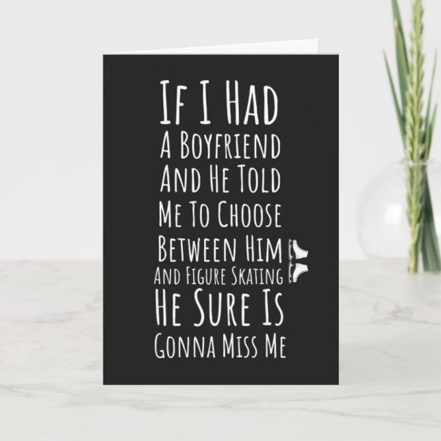 Konståkningskort Flickor Skate Skridskoåkare För H Kort (Framsida)