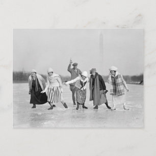 Konståkningslopp, 1925 vykort