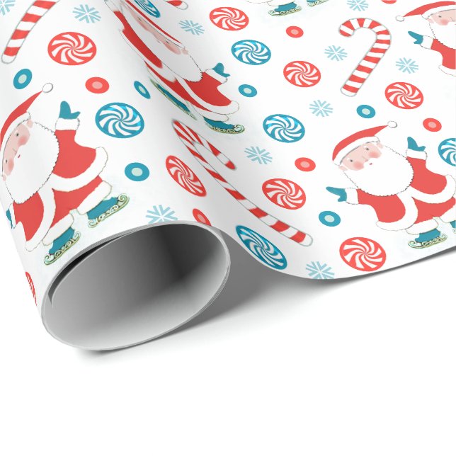 Konståkningspresentpapper till högtider presentpapper (Rullad Hörn)