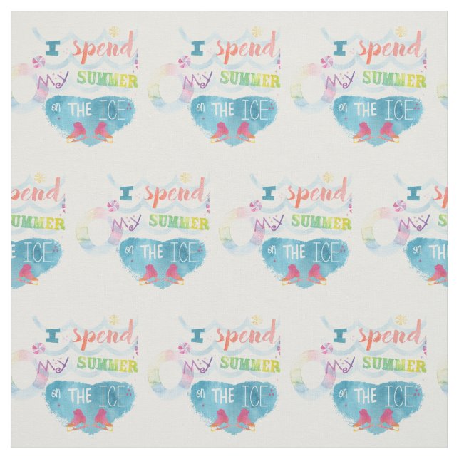 Konståkningtygsommar Tyg (Provkarta)