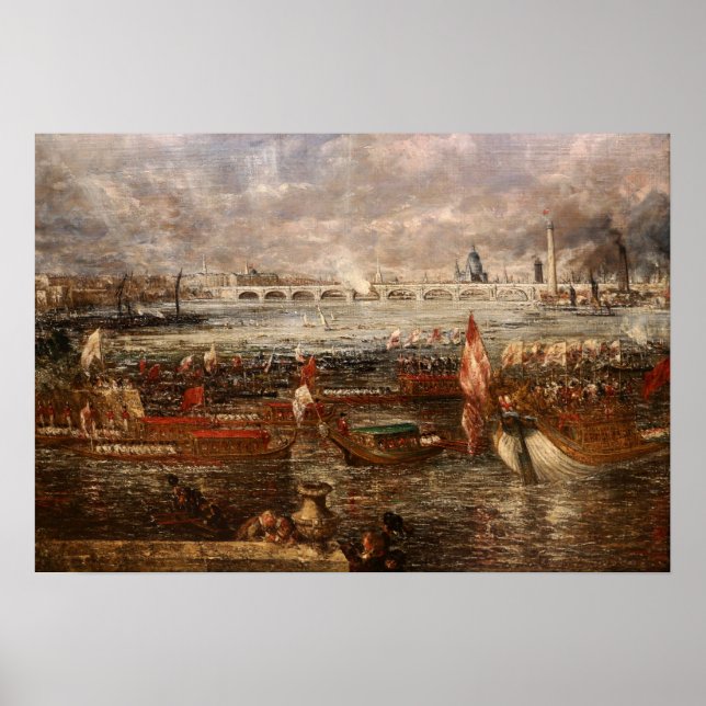 Konstallera - öppningen av vattenloobron poster (Framsidan)