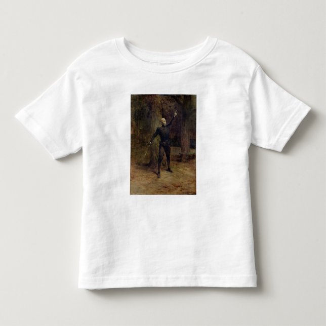 Konstant Coquelin som Cyrano de Bergerac Tee Shirt (Framsida)