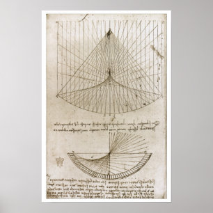 Konstant & paraboliska krökningar, Leonardo Da Poster