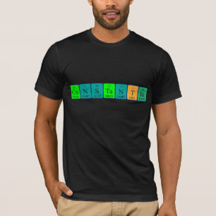 Konstanta periodiska skjortan bord namn t shirt