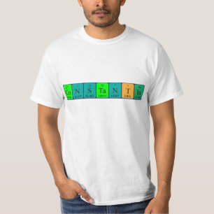 Konstanta periodiska skjortan bord namn t shirt