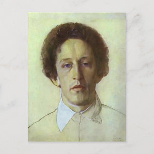 Konstantin Somov- Porträtt i Aleksandr Blok Vykort