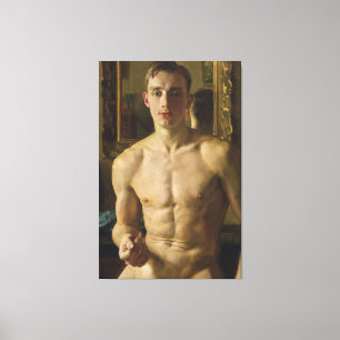 Konstantin Somov - The Boxer (1933) Canvastryck