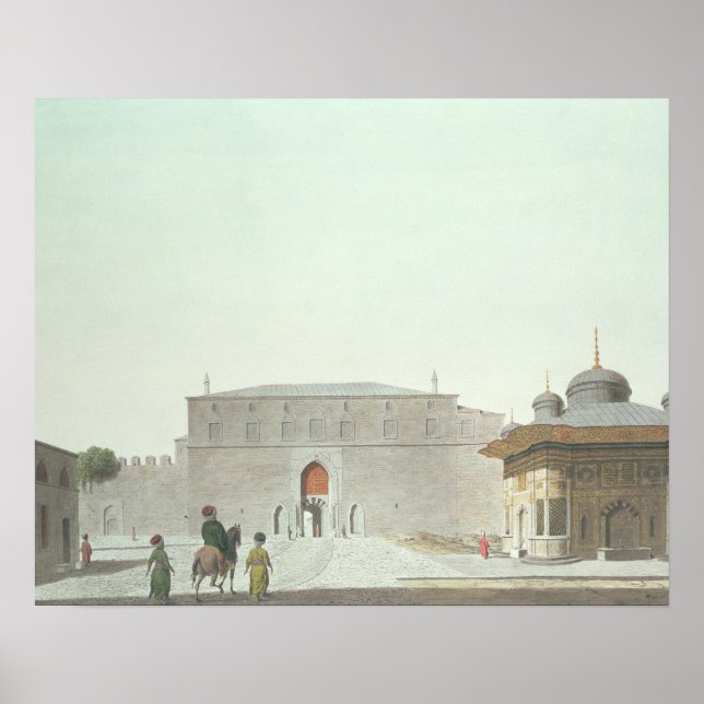 Konstantinopel: Haghia Sophia Square visar f Poster (Framsidan)