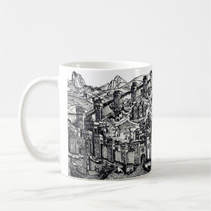 Konstantinopel huvudstad i Romarriket Kaffemugg