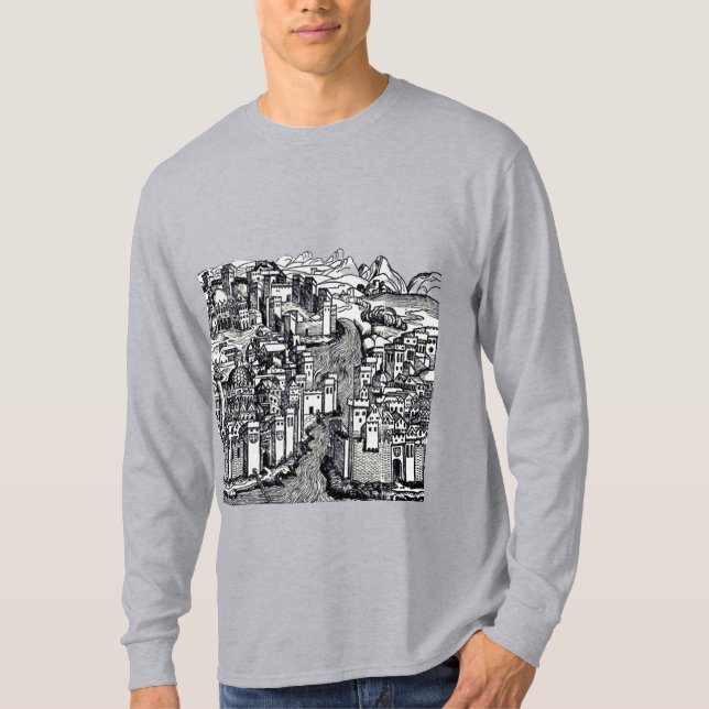 Konstantinopel huvudstad i Romarriket T Shirt (Framsida)