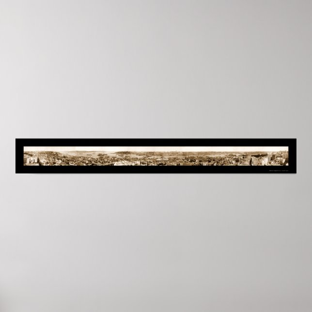 Konstantinopel Turkiet Foto 1888 Poster (Framsidan)