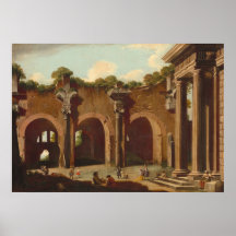 Konstantins basilika - Codazzi Fine Art Poster
