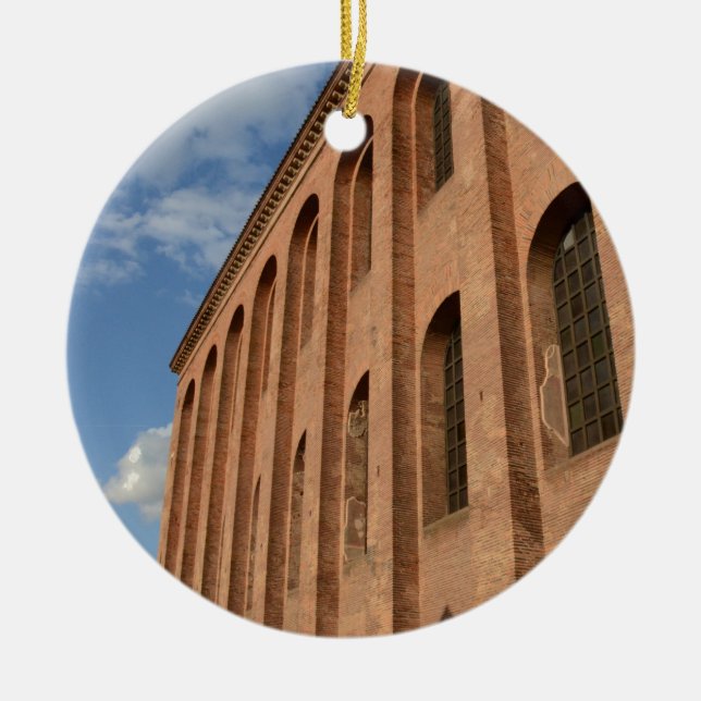 Konstantins basilika i Trier Julgransprydnad Keramik (Framsidan)