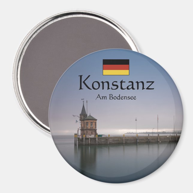 Konstanz souvenir magnet (Front/Back)