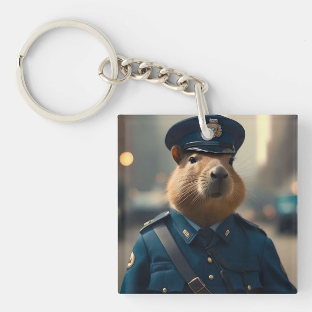 Konstapel Capybara: Att bevara freden. (Framsidan)