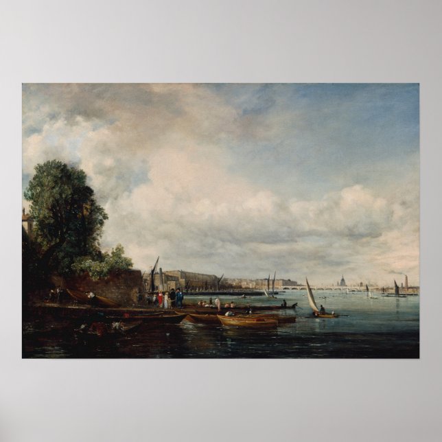 Konstapel - Waterloo Bridge Poster (Framsidan)