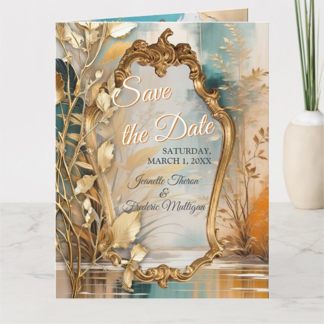 Konstasiatiska orientaliska Vågar och scenerier Kort (Framsida)